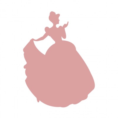 Intricut schöne detaillierte kleine Stanzformen - Prinzessin 5,1 cm x 6,8 cm