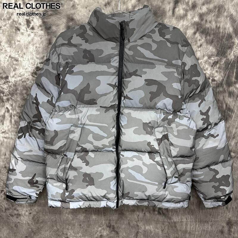 Supreme 18AW Reflective Camouflage Down Jacket M Gray Supreme 18AW Reflective Camouflage Down Jacket M Gray