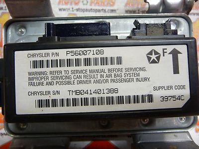 mmiiikiiiページ 93 94 95 JEEP GRAND CHEROKEE SRS CONTROL MODULE 56007108 OEM