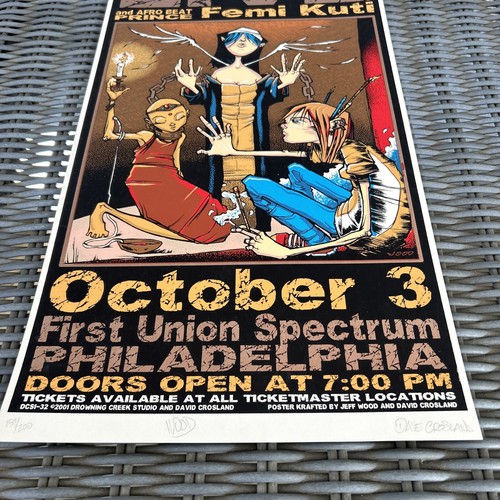 SIGNED & Numbered Janes Addiction 2001 Live In Pennsylvania Silkscreen Poster - Picture 4 of 7
