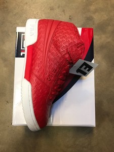 Rot Gummi 611 Kleine Weiß 5 Größe Fila 8 S Mens 1fm00120 F Logos 13 U XWpwXzSq0