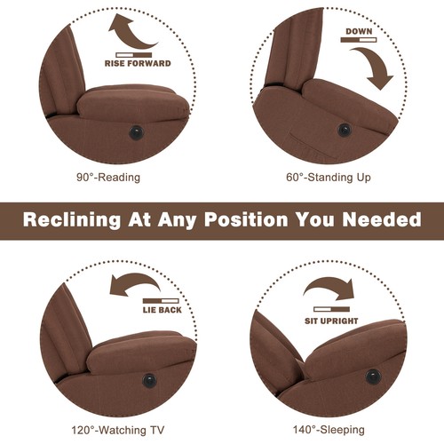 Electric Power Lift Recliner Chair Sofa for Elderly Heated Vibration Massage USB - Picture 24 of 40