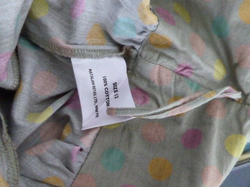 Papaya Skirt 12 Y2K Green Cotton + multi coloured spots Excellent Con - Picture 8 of 8