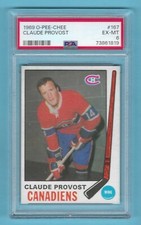 1969-70 OPC 167 Claude Provost Montreal Canadiens! PSA 6 EXMT!