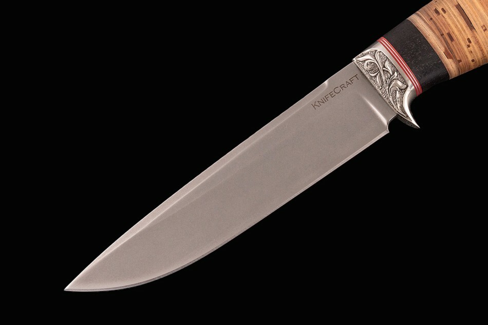 Handmade author's pecial forged steel H12MF survival hunter knife \