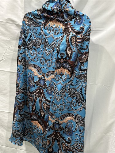 NWT Topshop Petite Women’s Size 0 Paisley Cut Out Halter Maxi Dress Blue Multi - Picture 11 of 12
