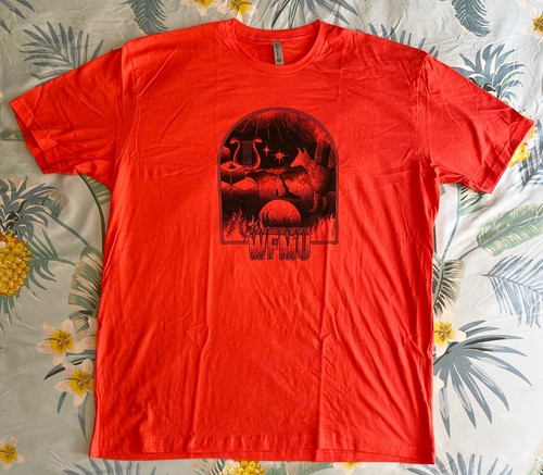 Neu nie getragen! WFMU RADIO T-SHIRT XXL 2XL Orange FREEFORM Best Show Scharpling - Bild 3 von 3