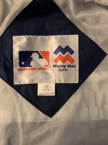 VTG Mighty Mac Windbreaker Jacket Coat Seattle Mariners Logo Bomber Youth 12-14 - Picture 3 of 10