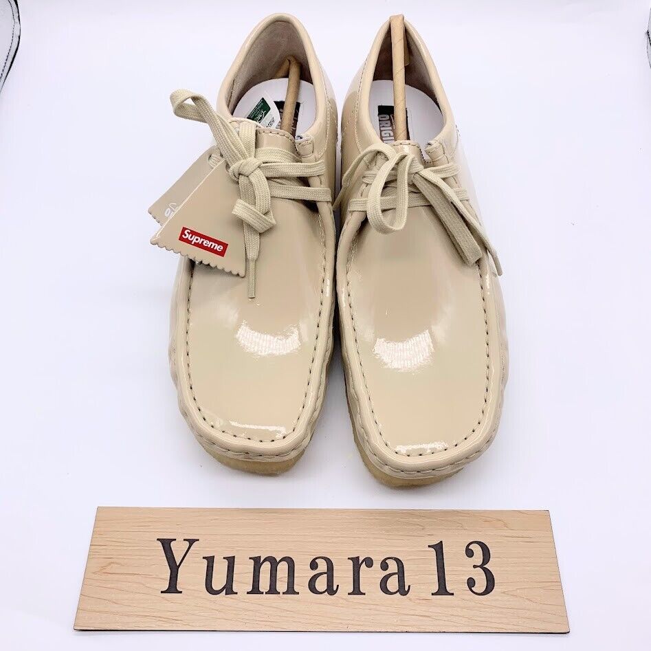 Supreme × Clarks Patent Leather Wallabee 2024 3colors Men's Supreme × Clarks Patent Leather Wallabee 2024 3colors Men's