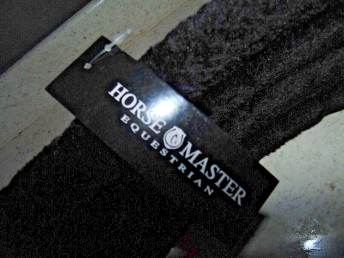Contour Girth Fleece lined by Horse Master 52'' black - Picture 5 of 10