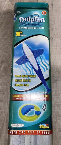Jakks Pacific Air Creations 3-D Dolphin Kite. 96” Length - Picture 2 of 5
