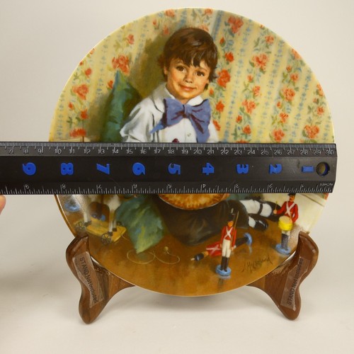 Piatto 1982 "Little jack Horner" di John Mc Clelland Madre Oca RECO FLJB9 - Foto 9 di 12