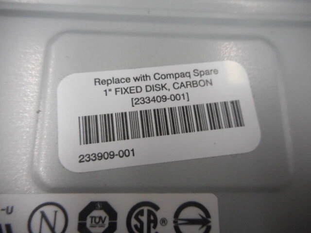 233409-001 233327-001 1.44MB DISQUETE DE CARBONO PARA ML370 G3 ** SIN BISEL ** Foto 2 de 4