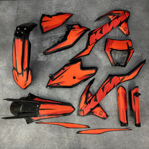 Plásticos + gráficos KTM 2017 2018 2019 XC-W XCF-W EXC EXC-F - Imagen 2 de 11