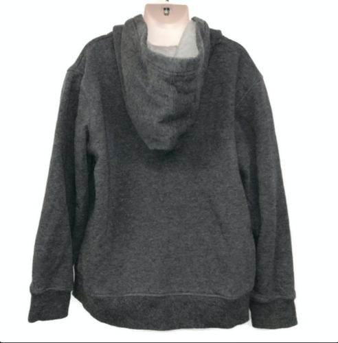 Champion Boy Girl Size Small Hoodie Sweatshirt Heather Gray Embroidered C Logo - Picture 4 of 7