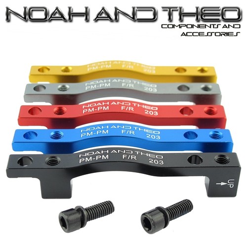 Ultralight Disc Brake Adapter Rear 203mm POST PM Frame to POST PM Brake Caliper - Picture 1 of 17