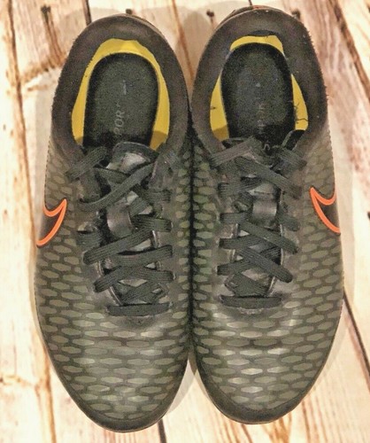 Nike 2Y Magista Onda FG Kid Youth 2 Soccer Cleat Black Green 651653-003 Shoe - Picture 4 of 5
