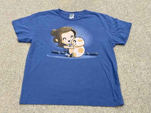 Star Wars Movie Rey and BB8 girl's t-shirt size 10-12