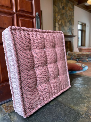 Tappetino materasso divano letto sezionale modulare sezionale fatto a mano trapuntato personalizzato - Foto 8 di 21