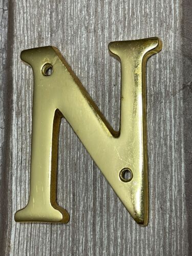 Brass 3" letters, A-Z\ 3" polished Brass finish - complete with fixings - Picture 26 of 38