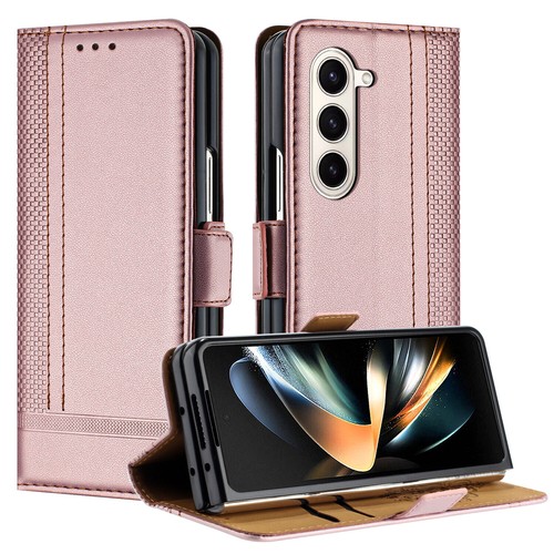 Funda tipo billetera de cuero a prueba de golpes para teléfono Samsung Galaxy Z plegable 6/5/4 - Imagen 44 de 53