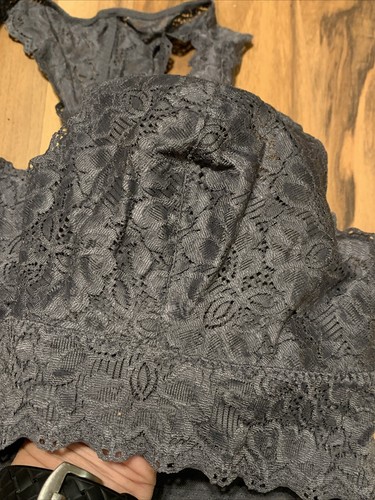 Felina Lingerie (M) Ladies' Lace Bralette T-Back Light Mesh Lining Adds Support - Picture 11 of 26