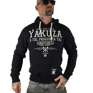 Yakuza Hob respuesta schwarz 8029 uomini Hoodie Nero wwErxUFvq