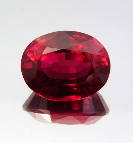 Natural 14.30 Ct Mozambique Red Ruby Certified Oval Cut Loose Gemstone - Picture 2 of 6