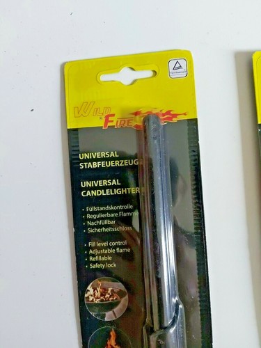 2 x Stabfeuerzeug XXL Feuerzeug 27 cm lang befüllt und nachfüllbar Gasfeuerzeug - Bild 2 von 3