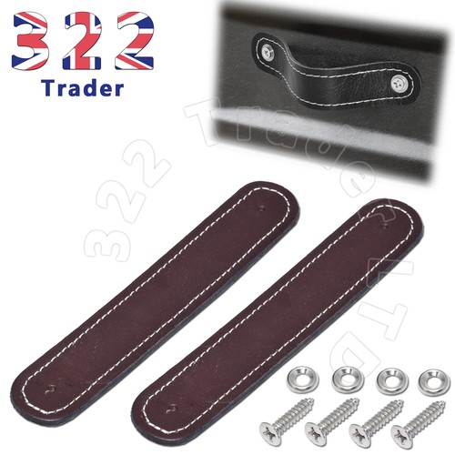 Original Leder LandRover 90/110 Defender 1983 - 2016 Luxus Türgriff YGA451L - Bild 6 von 6