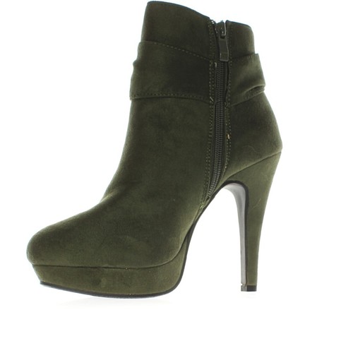 Top Moda Khole-8 Mujer Plataforma Lateral Arco Cremallera Tacón Alto Gamuza Botines - Imagen 15 de 15