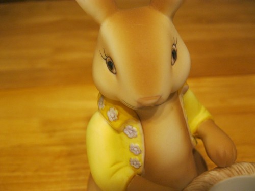 EASTER BUNNY Candle Holders Votives Tealights MR. & MRS. COUPLE PARTYLITE NWT - Picture 3 of 9