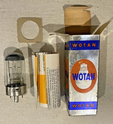 VINTAGE WOTAN GERMANY PROJECTOR LAMP BULB AS NEW!!! 250V 150W A1/182 G17q BOXED! - Picture 2 of 4