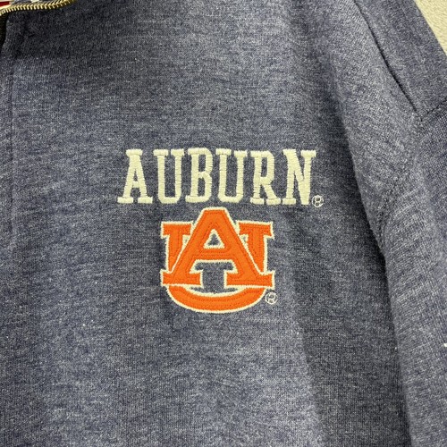 Auburn University Sweater Mens XL Blue AU Tigers 1/4 Zip League Athletic - Picture 4 of 14