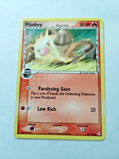 Pokémon TCG Mankey EX Holon Phantoms 70 Regular Common - Uncirculated