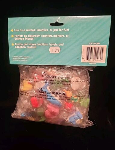 New 40Pcs Animal Erasers Desk Pets for Kids Assembled 3D Erasers. - Picture 2 of 6