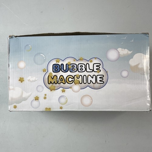 Bubble Machine,Automatic Bubble Blower Portable Bubble Maker for Kids with 2 Spe - Picture 2 of 7