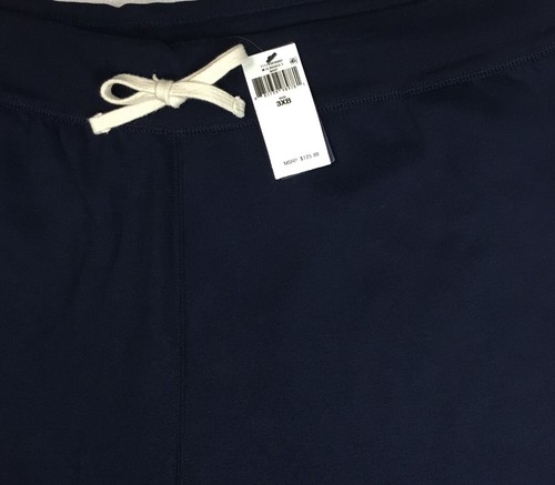 Pantalones de sudor Polo Ralph Lauren para hombre 3XB azul marino cordón mezcla algodón NUEVOS - Imagen 4 de 7