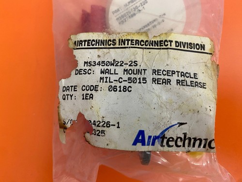 Aero/Amphenol Circular MIL Spec Connector 3P MS34450W22-2S - Picture 4 of 5