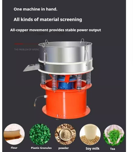 Plastic Powder Vibrating Screen Separator Liquid Electric Screen Machine - Bild 4 von 10