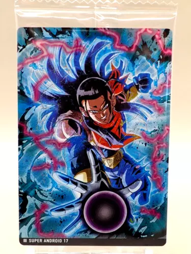 Tarjeta Super Android 17 Dragon Ball GT 4-23 N Itajaga Bandai japonesa O139