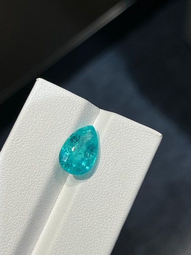 GIA CERTIFIED 5.19 Carat -NATURAL PARAIBA TOURMALINE LOOSE GEMSTONES - Picture 3 of 7