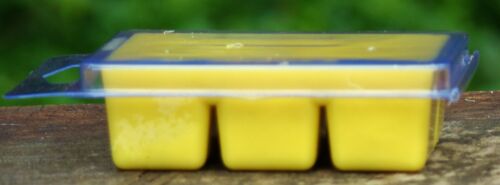 6pk 100hr YELLOW FRENCH MACAROON Strong Scented Natural eco SOY WAX CLAM MELTS - Picture 1 of 12