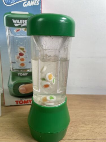 Tomy Fruit Drop Fun Water Games Tested Green Vintage Toy 7017 Boxed With Cup - Picture 7 of 8