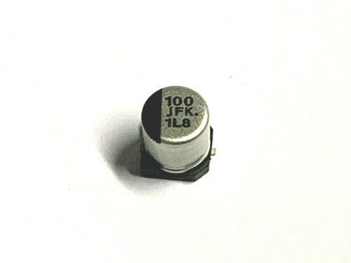 100uF, 6.3V, 105°, SMD, Elko, 100uF, Panasonic, EEEFK0J101UR, 1 Roll, 1000 Count - Picture 4 of 5