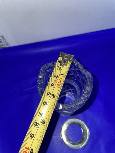 Waterford Crystal AVOCA Candle Cup for 2 Arm Sconce Chandelier -NEW! Rep.  Parts - Picture 12 of 12