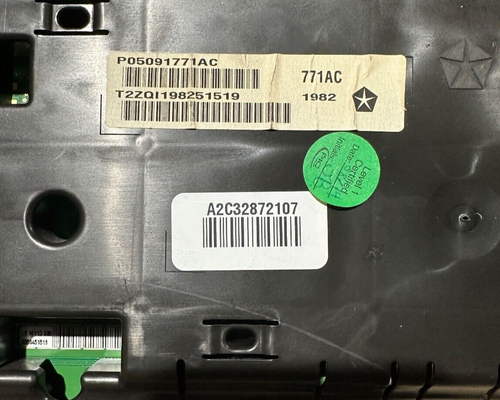 2013 13 DODGE CHARGER 140MPH INSTRUMENT CLUSTER SPEEDOMETER 05091771 OEM - Picture 8 of 8