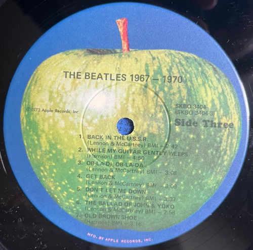 THE BEATLES 1967-1970 Original US 1973 LP Apple records 33T - Picture 5 of 14