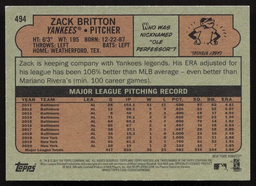 2021 Topps Heritage #401-500 **SP-Short Print** --Pick a Card/Complete Your Set* - Picture 193 of 205