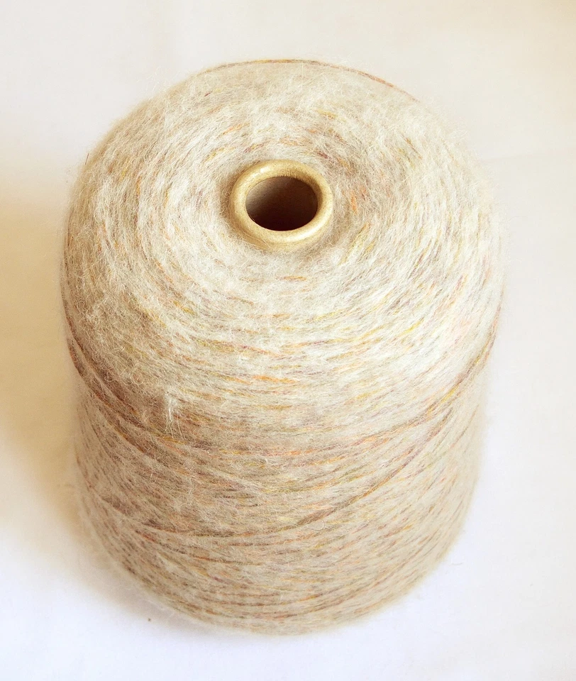 Italian Baby Alpaca - Merino - Upcycled Cotton Yarns, 2.2 lb / 1000 grams cone - Image 2 of 3